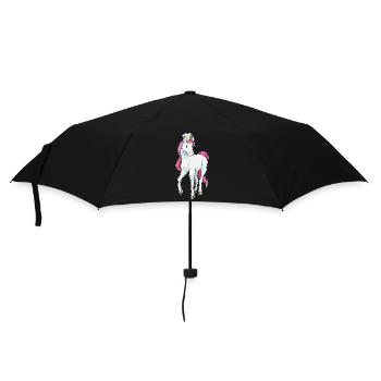Cuisinage du Chef Licorne Chef Chapeau - Parapluie standard - noir - Devant