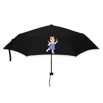 Cat Hairdresser Scissors - Umbrella (small) - black - Front
