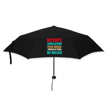 Retraite Maintenant Je Travaille Pour Ma Femme - Parapluie standard - noir - Devant