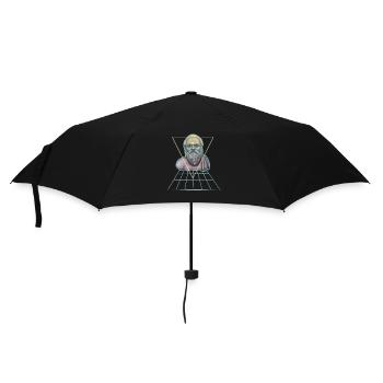 Sokrates Griechischer Philosoph Modern - Regenschirm (klein) - Schwarz - Vorne