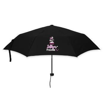 Schlagerprinzessin Schlagerfan Schlager Geschenk - Regenschirm (klein) - Schwarz - Vorne