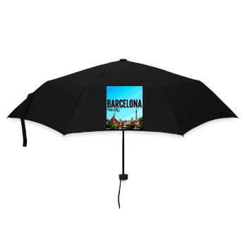 Barcelona City Spain Park Guell Barca - Umbrella (small) - black - Front