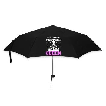 Protégez toujours votre reine des échecs - Parapluie standard - noir - Devant