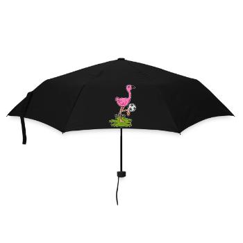 Joueurs de football Flamingo Football - Parapluie standard - noir - Devant