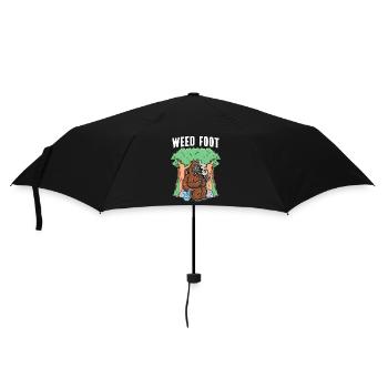 Marihuana Bigfoot Weed - Regenschirm (klein) - Schwarz - Vorne