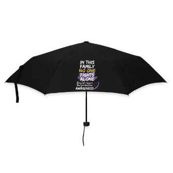 Kampf Arnold Chiari Malformation Warrior Bewusstsein - Regenschirm (klein) - Schwarz - Vorne