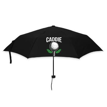 Caddie Golfing Profession Golfer Golfer - Umbrella (small) - black - Front