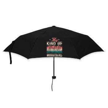 Montagnes russes Vintage Retro My - Parapluie standard - noir - Devant