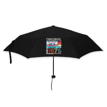 Original Août 1975 47ème Anniversaire Cadeau Rétro - Parapluie standard - noir - Devant
