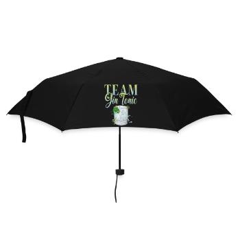 Team Gin Cocktail for Bartenders - Umbrella (small) - black - Front