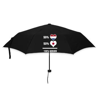 Le Japon et les Pays-Bas génie / GIFT - Parapluie standard - noir - Devant