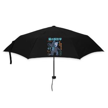 Pour les amoureux des chats Anatomie du chat au Japon - Parapluie standard - noir - Devant