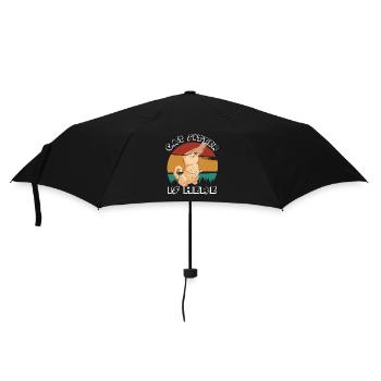Cat Sitter Is Here for men, women and children - Parapluie standard - noir - Devant