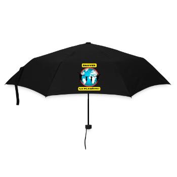 SAUVEZ LA PLANÈTE - Parapluie standard - noir - Devant