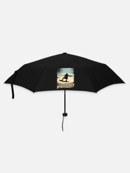 Wakeskate Wakeskating Wakeskater Wakeboard - Parapluie standard - noir