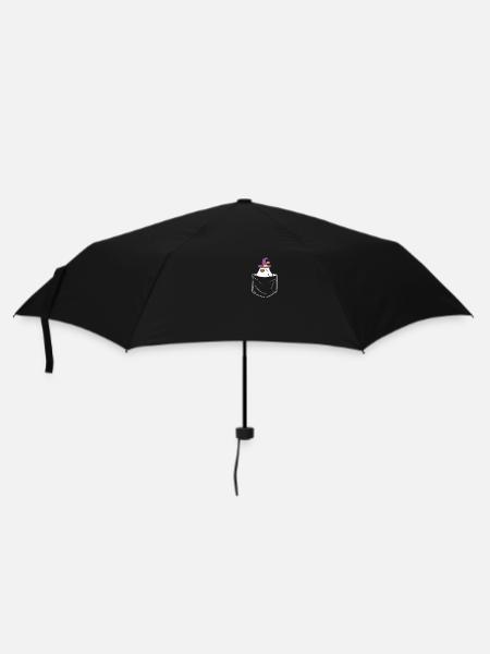 Sac Poulet Sorcière Citrouille Halloween Oiseau Animal - Parapluie standard - noir