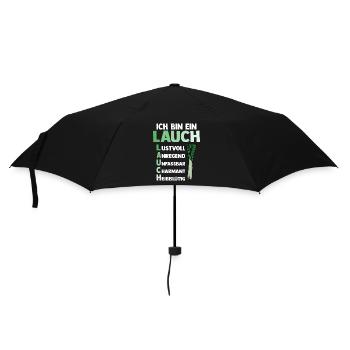 Lauch - Regenschirm (klein) - Schwarz - Vorne