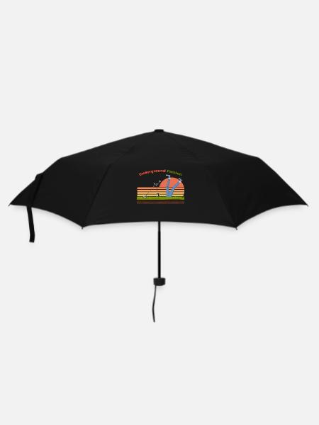 Underground-Leidenschaft für Detektive - Regenschirm (klein) - Schwarz