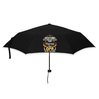 Bitte verneigen sie sich Opa betritt den Raum Opa - Regenschirm (klein) - Schwarz - Vorne