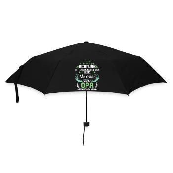 Bitte verneigen sie sich Opa betritt den Raum Opa - Regenschirm (klein) - Schwarz - Vorne