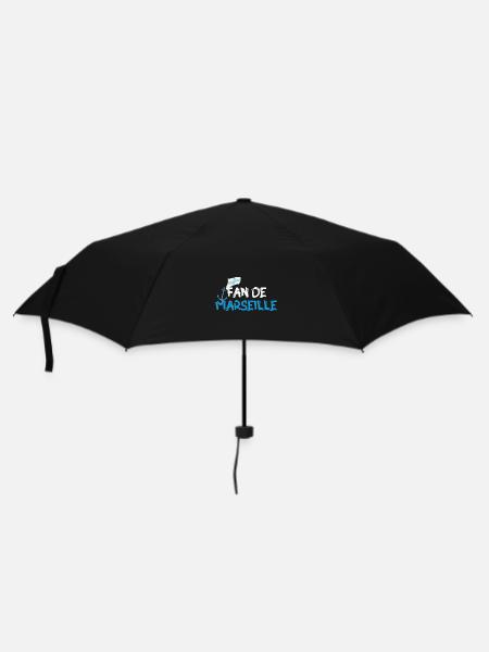 Fan de Marseille - Parapluie standard - noir