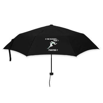 À vos marques.. Prêts? Partez! - Parapluie standard - noir - Devant