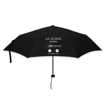 la guitare appelle il faut que j'y aille - Parapluie standard - noir - Devant