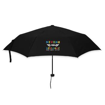 Niveau 40 débloqué mode adult activé - Parapluie standard - noir - Devant