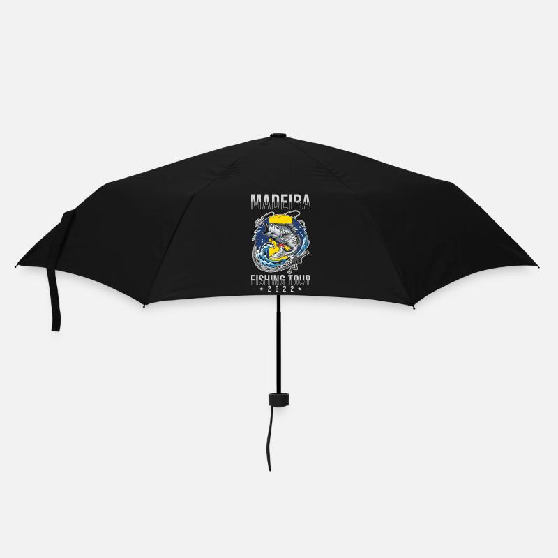 Excursion de pêche à Madère 2022 - Parapluie standard - noir