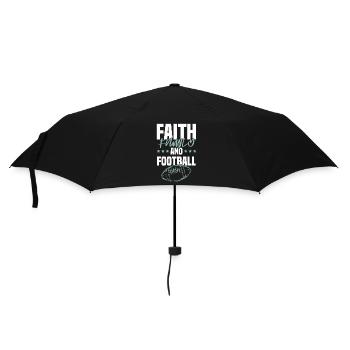la foi et le football - Parapluie standard - noir - Devant