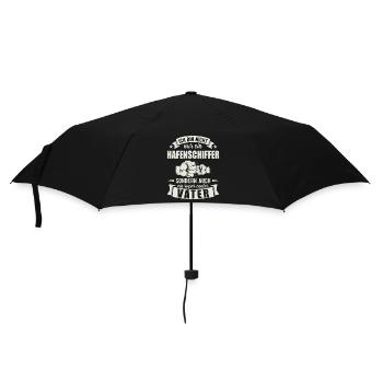 Hafenschiffer - Regenschirm (klein) - Schwarz - Vorne