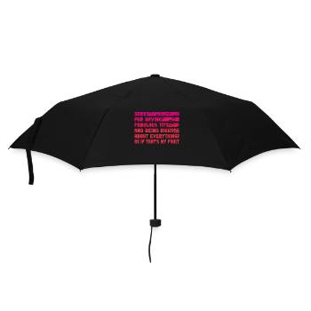 Désolé je suis fabuleux - Parapluie standard - noir - Devant