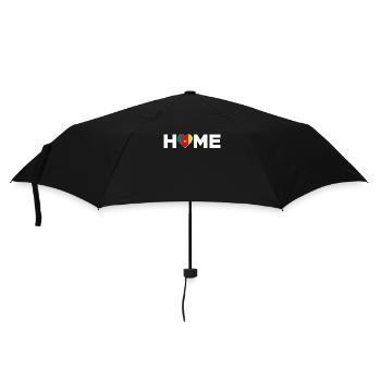 Kamerun Heimat Kamerun Flagge - Regenschirm (klein) - Schwarz - Vorne