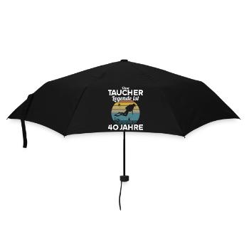 Diese Taucher Legende ist 40 Jahre 40 Geburtstag - Regenschirm (klein) - Schwarz - Vorne