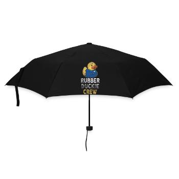 Rubber Duck Rubber Duckie Crew - Regenschirm (klein) - Schwarz - Vorne