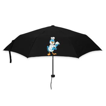 Cuisine d’oiseaux Cuisine de cloches Cuisine - Parapluie standard - noir - Devant