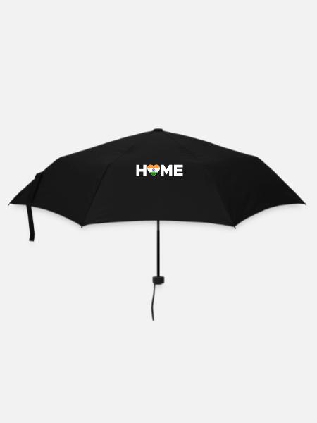 Inde Accueil Inde Drapeau Inde Amour - Parapluie standard - noir