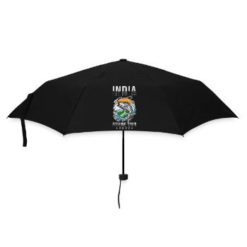 Angeltour Indien 2022 - Regenschirm (klein) - Schwarz - Vorne