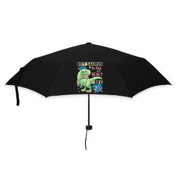 Boy dinosaur, boy dinosaur, funny dinosaur saying - Umbrella (small) - black - Front