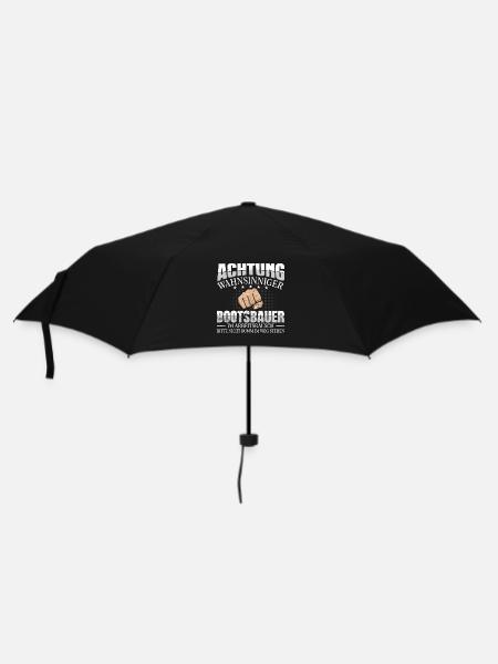 Bootsbauer Schiffsbauer - Regenschirm (klein) - Schwarz