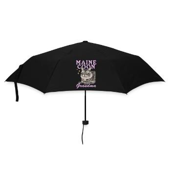 Maine Coon Grandma Cat Owner Gift - Umbrella (small) - black - Front