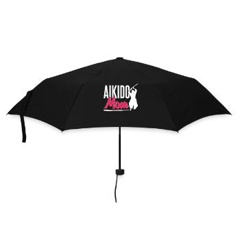 Aikido Mother Fighter Martial Arts Martial Arts - Umbrella (small) - black - Front