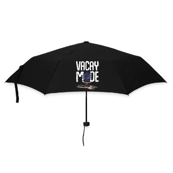 urlaub sommer - Regenschirm (klein) - Schwarz - Vorne