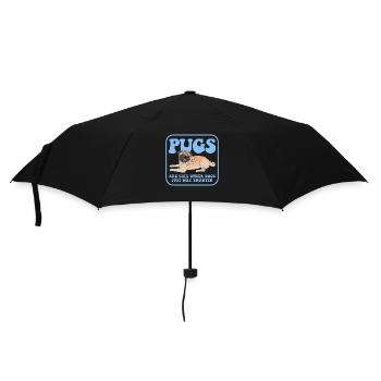 Pug Dog Dog Owner Dog Owner Gift - Umbrella (small) - black - Front