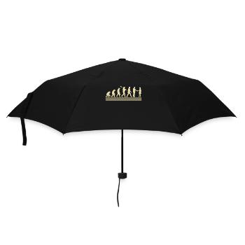 Immobilienmakler-evolution - Regenschirm (klein) - Schwarz - Vorne