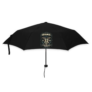 Original seit über 32 Jahren Geburtstag Geburt - Regenschirm (klein) - Schwarz - Vorne