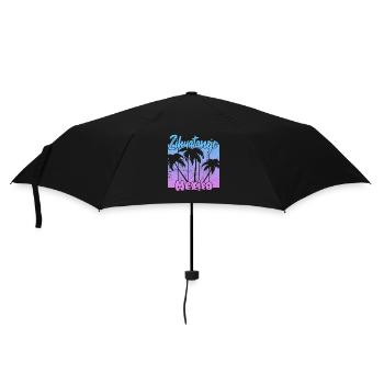 Zihuatanejo Mexico - Regenschirm (klein) - Schwarz - Vorne