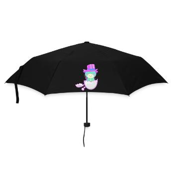 Baby Birth Pregnancy Fantasy EggShell - Umbrella (small) - black - Front