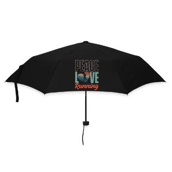 Running Runner Half Marathon - Umbrella (small) - black - Front