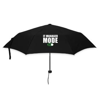 It-manager Modus an Lustig It-manager Geschenk - Regenschirm (klein) - Schwarz - Vorne